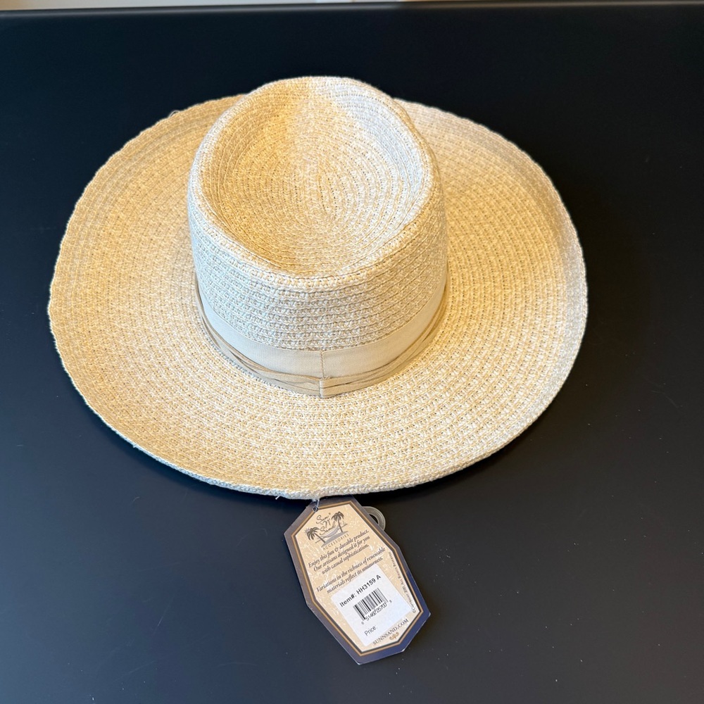 Elegant Cream Straw Hat - Picture 2 of 4